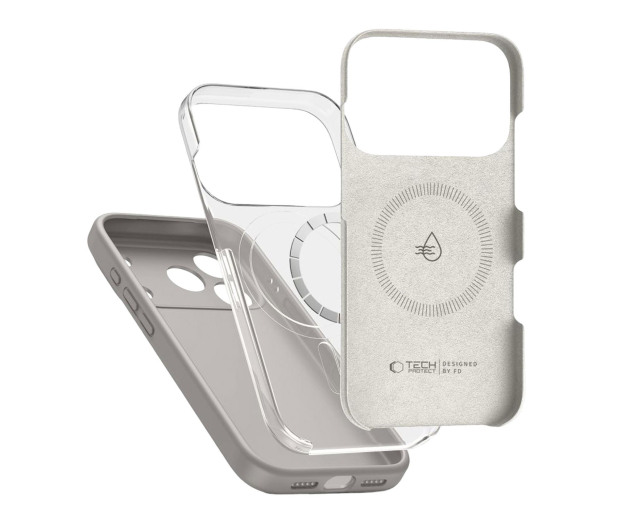 Tech-Protect Silicone Magsafe do Iphone 17 Pro Max Stone Grey - 1359718 - zdjęcie 2